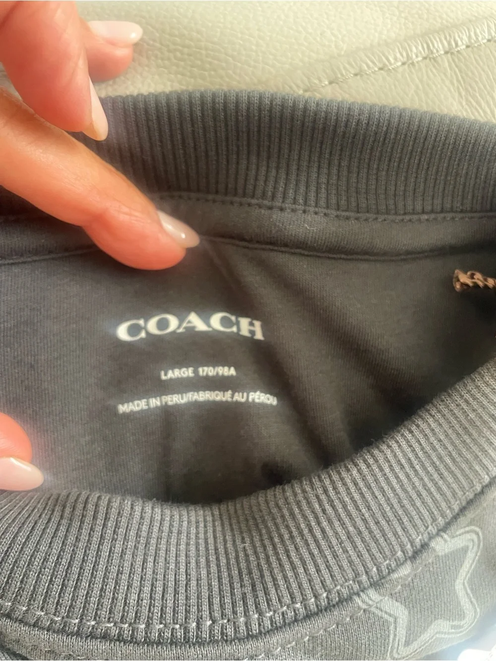 Coach soft black
